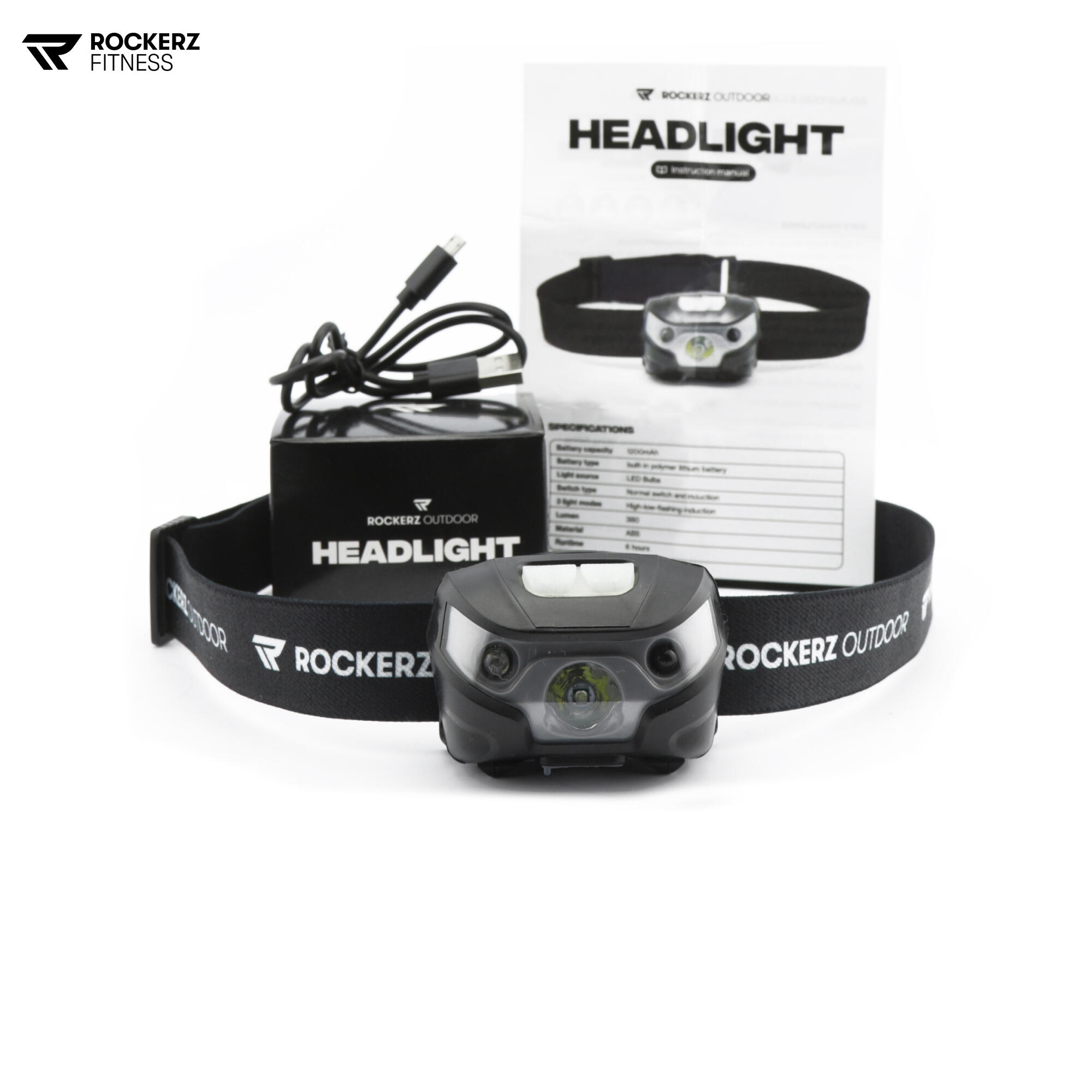 Rockerz Outdoor - Lampada frontale - Sensore intelligente - Ricaricabile 2/7