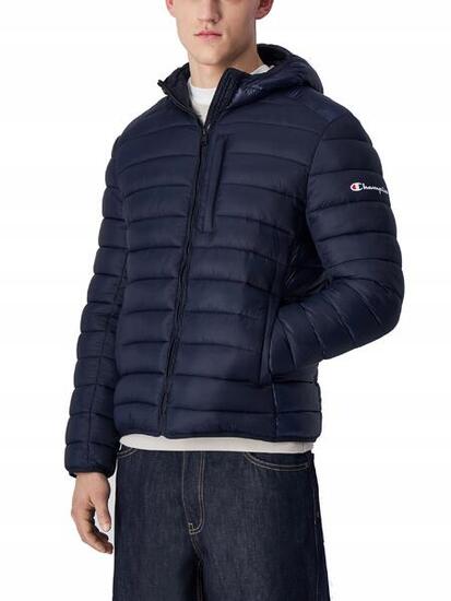 KURTKA męska CHAMPION granatowa 220340-BS501 zimowa puchowa na zimę S