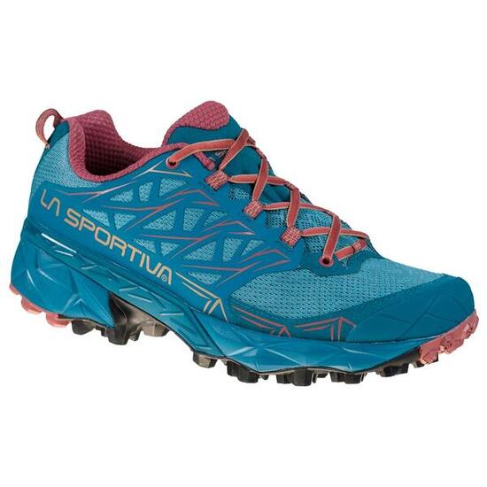 Chaussures trail femme La Sportiva Akyra Ink/Rouge amorti EVA 9 mm
