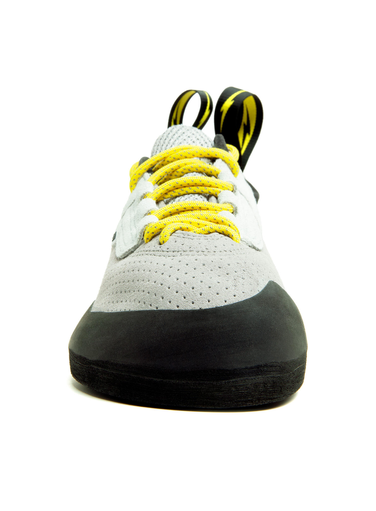 Scarpe da arrampicata adulto Evolv Defy Lace grigio/giallo US 11/44,5 7/7