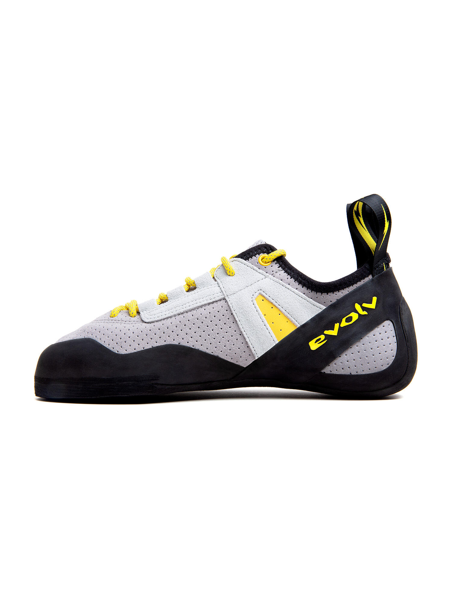 Scarpe da arrampicata adulto Evolv Defy Lace grigio/giallo US 11/44,5 5/7