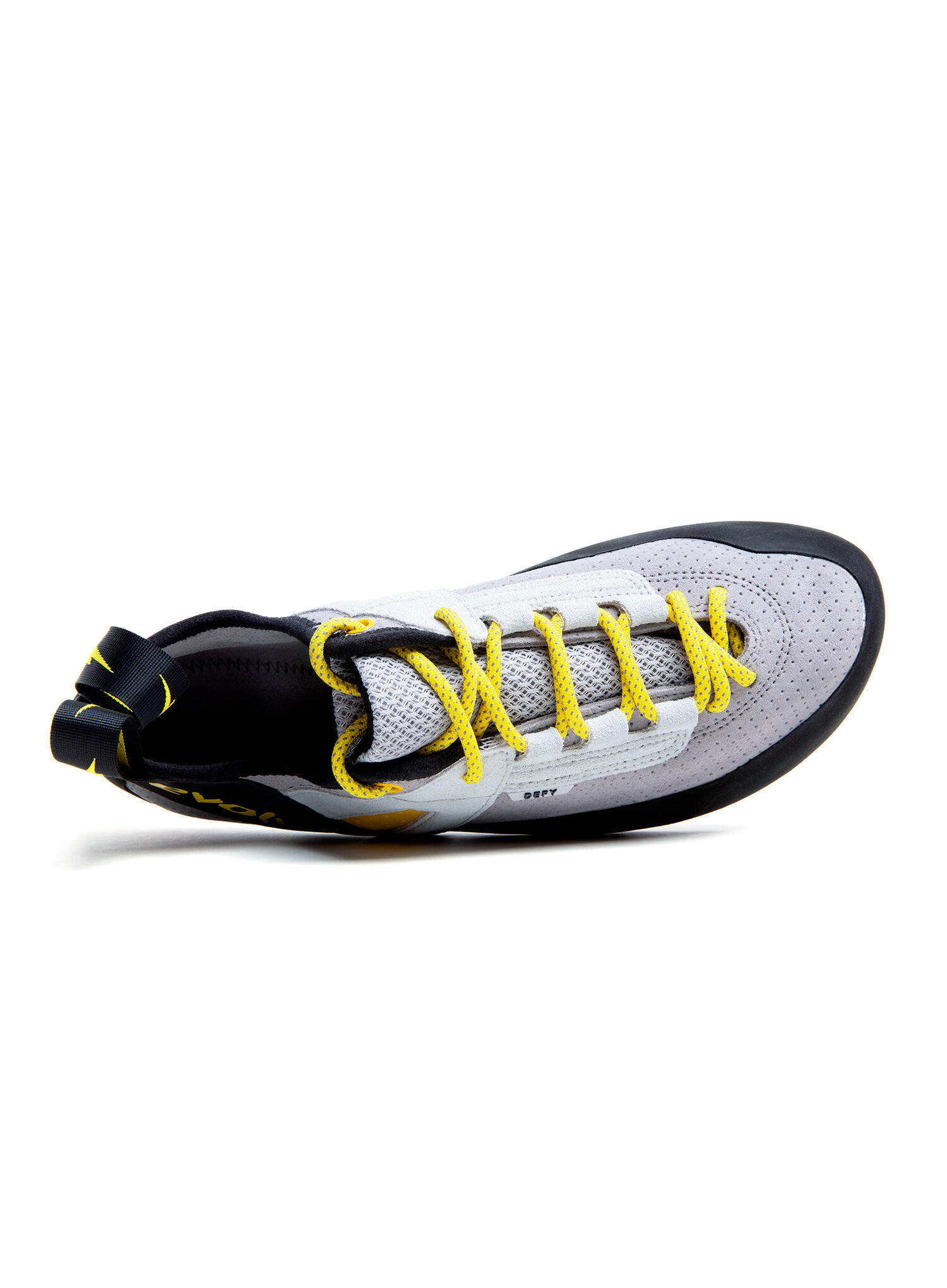 Scarpe da arrampicata adulto Evolv Defy Lace grigio/giallo US 11/44,5 6/7