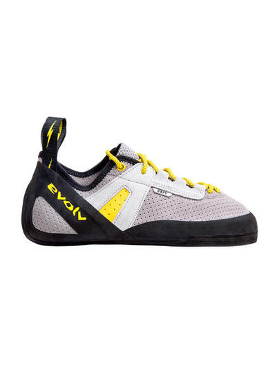 Scarpe da arrampicata adulto Evolv Defy Lace grigio/giallo US 105/44
