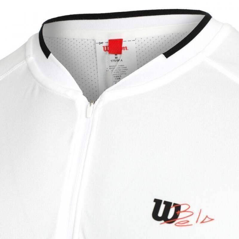 Wilson Bela Seamless Ziphnly 2.0 T-Shirt Branco 3/5