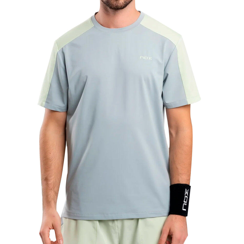 Nox - T-shirt Technique Nox Pro Gris Misty Manches Courtes - T-shirt Manches Courtes - Vert - Decathlon