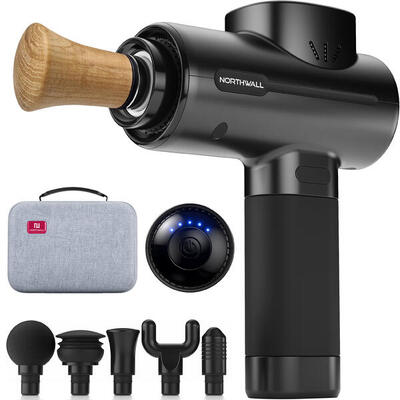 Massage gun northgun pro met eiken massagekop - professioneel massage pistool
