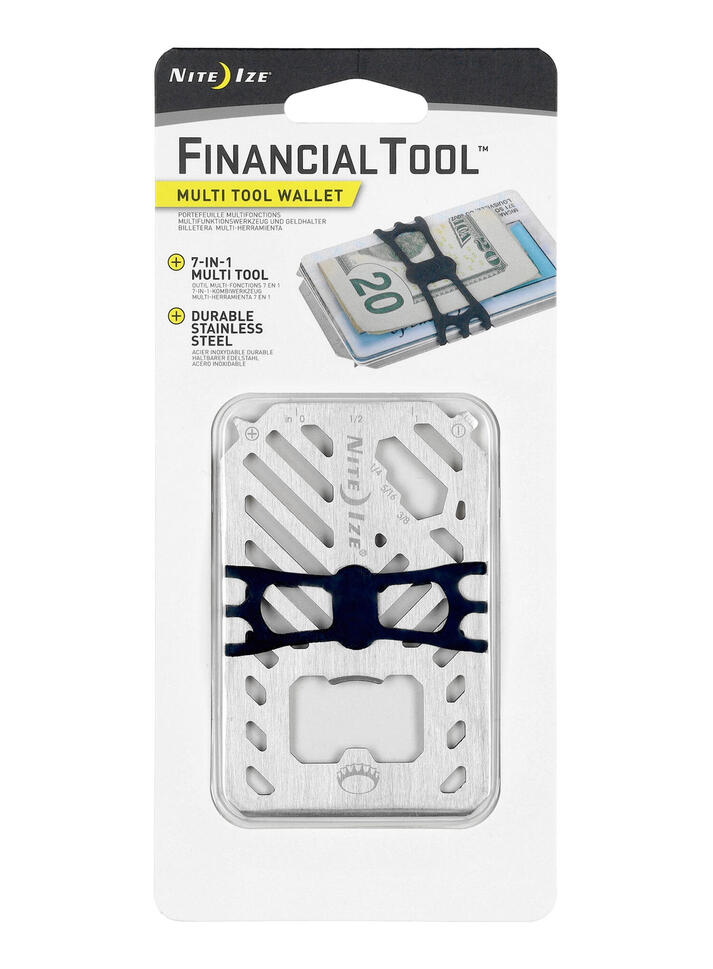 Multitool Nite Ize FinancialTool Multi Tool Wallet - steel