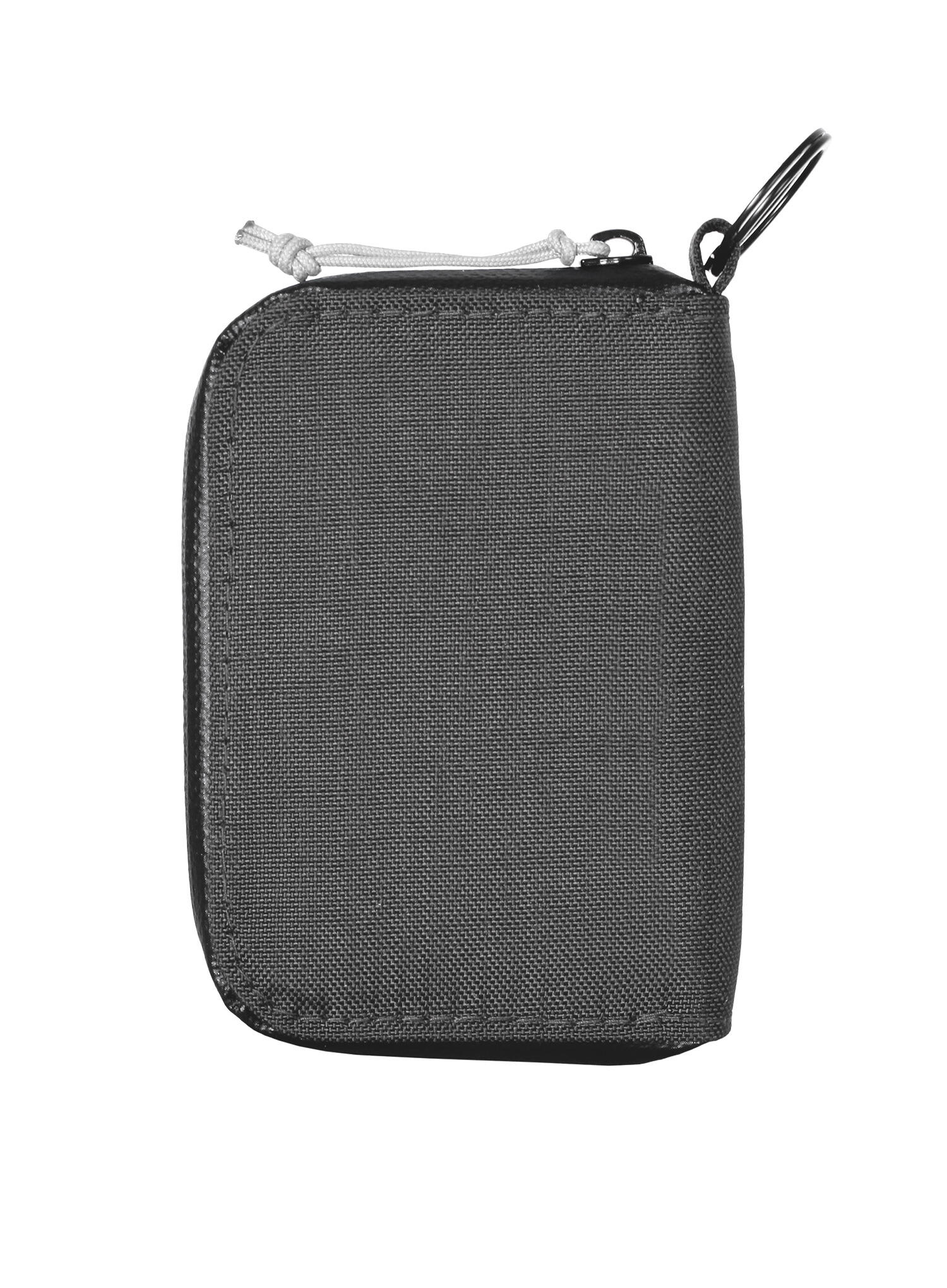 Portefeuille compact Lifeventure RFID gris recyclé protection cartes et pièces 4/7