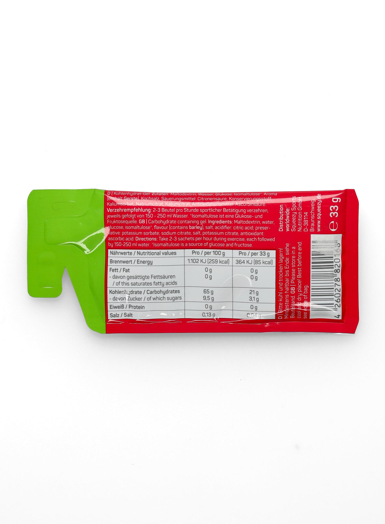 Żel energetyczny Squeezy Energy Gel 33 g - peach/orange 2/2