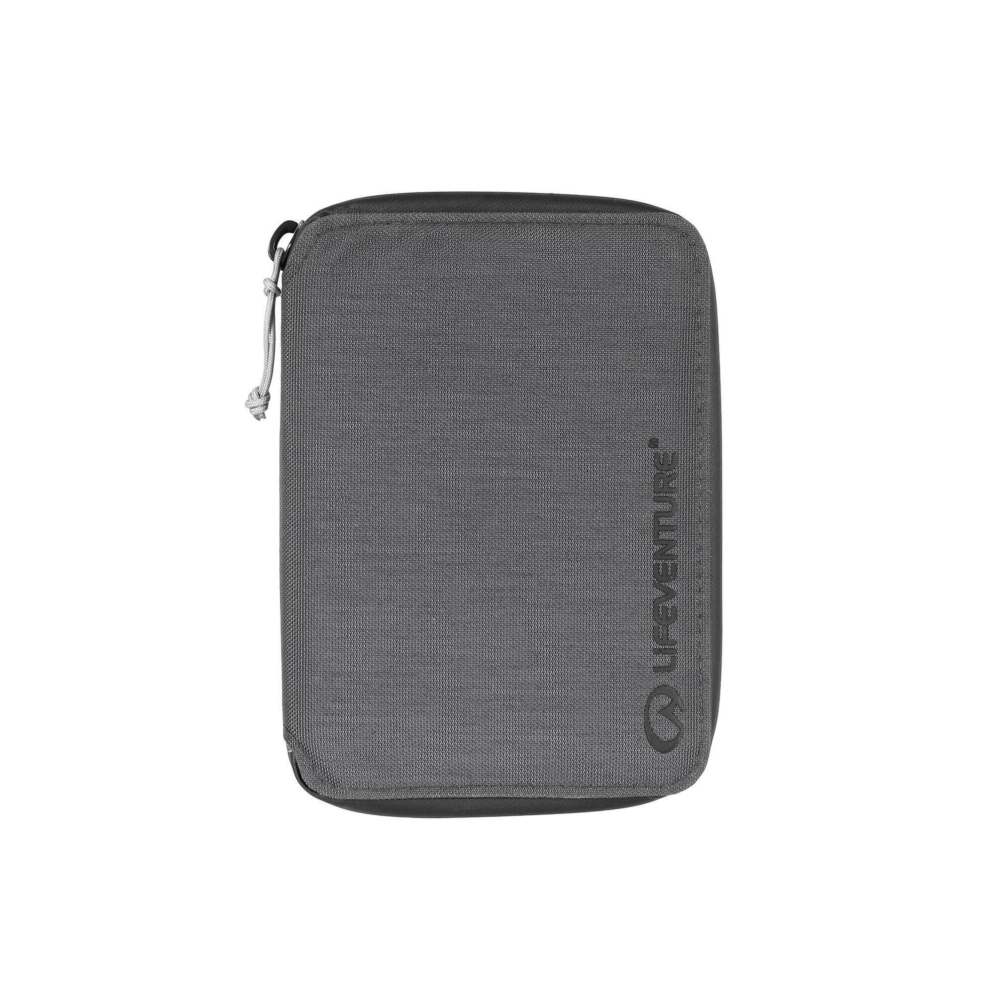 Portfel Lifeventure Recycled RFiD Mini Travel Wallet - grey