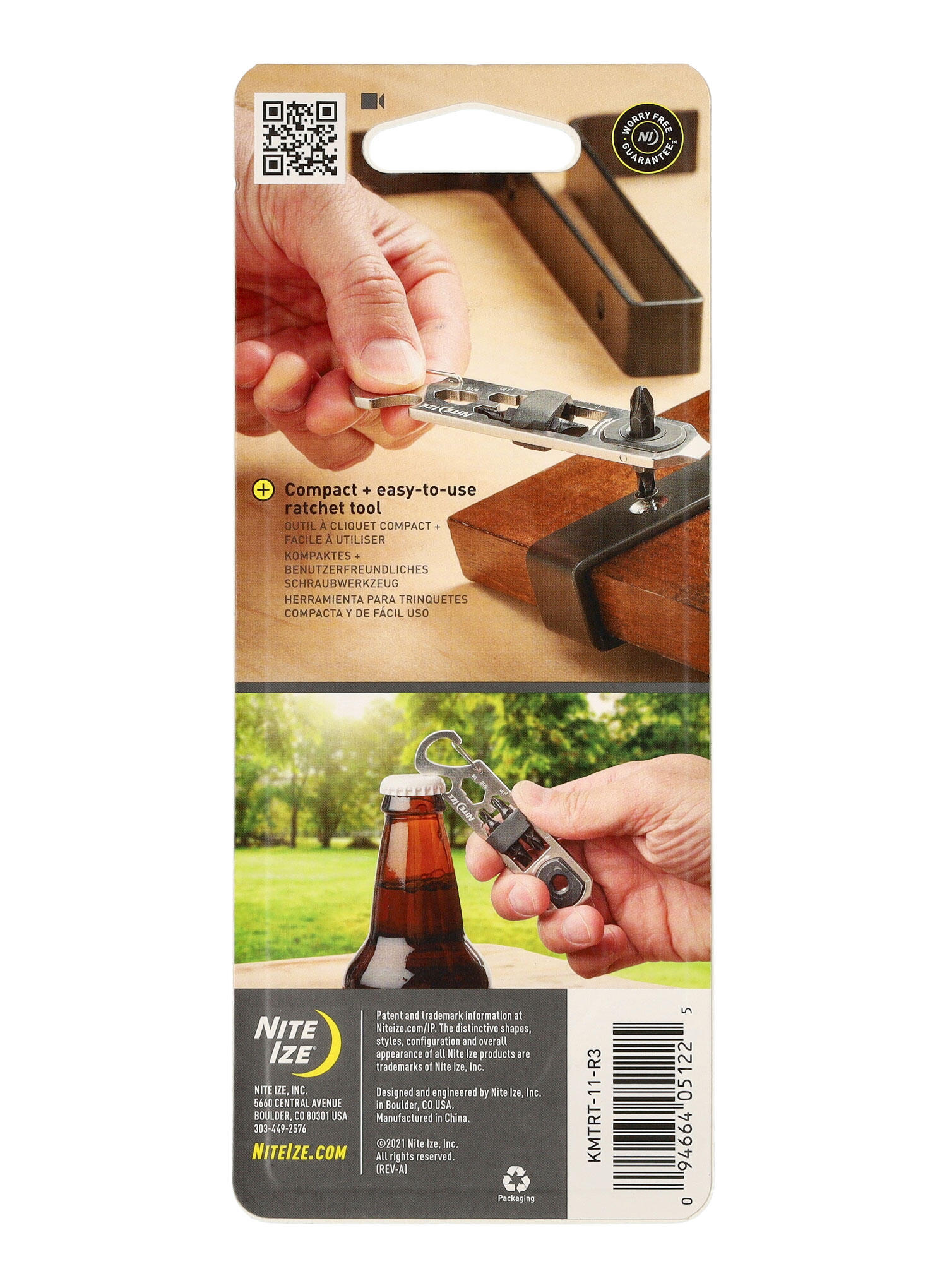 Multitool Nite Ize DoohicKey Ratchet Key Tool - stainless steel 2/2