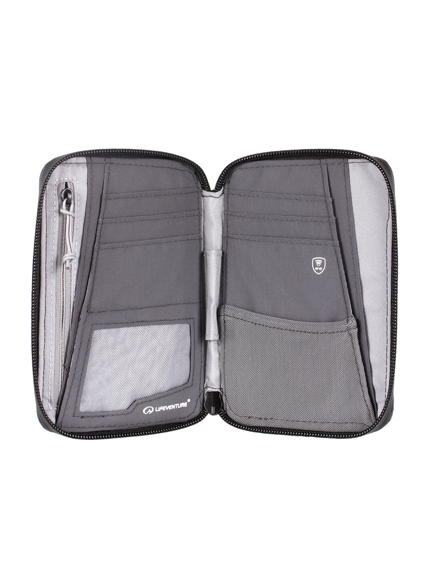 Portfel Lifeventure Recycled RFiD Mini Travel Wallet - navy 2/4