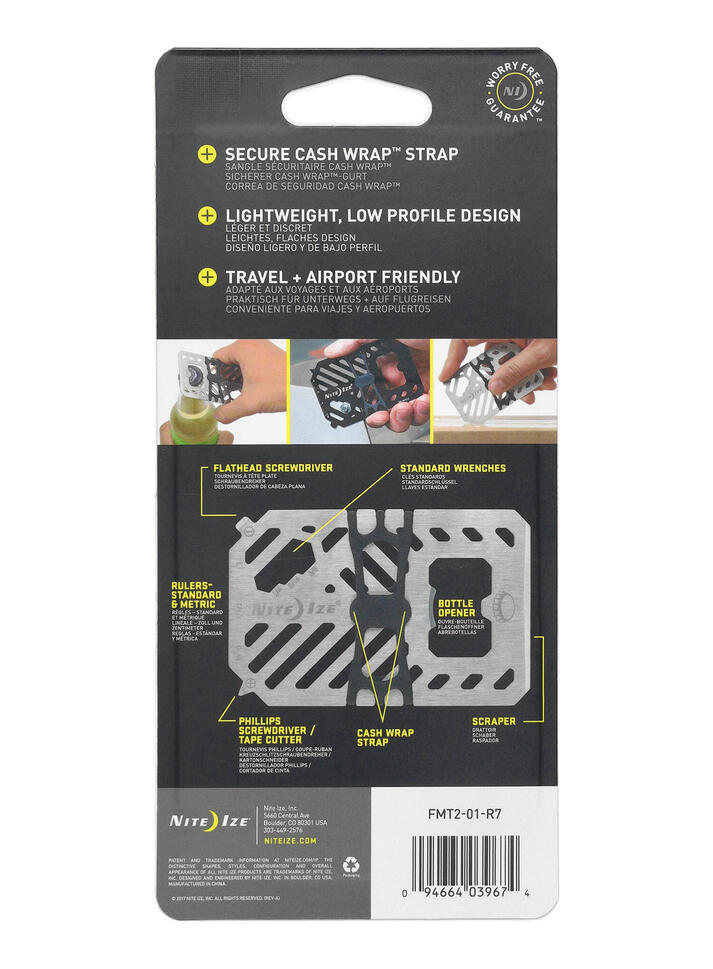 Multitool Nite Ize FinancialTool Multi Tool Wallet - black