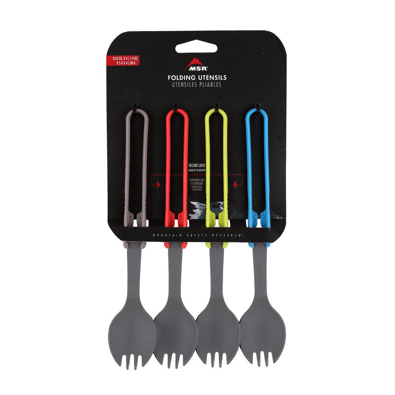 Sztućce MSR Folding Utensils Spork - zestaw 4 szt