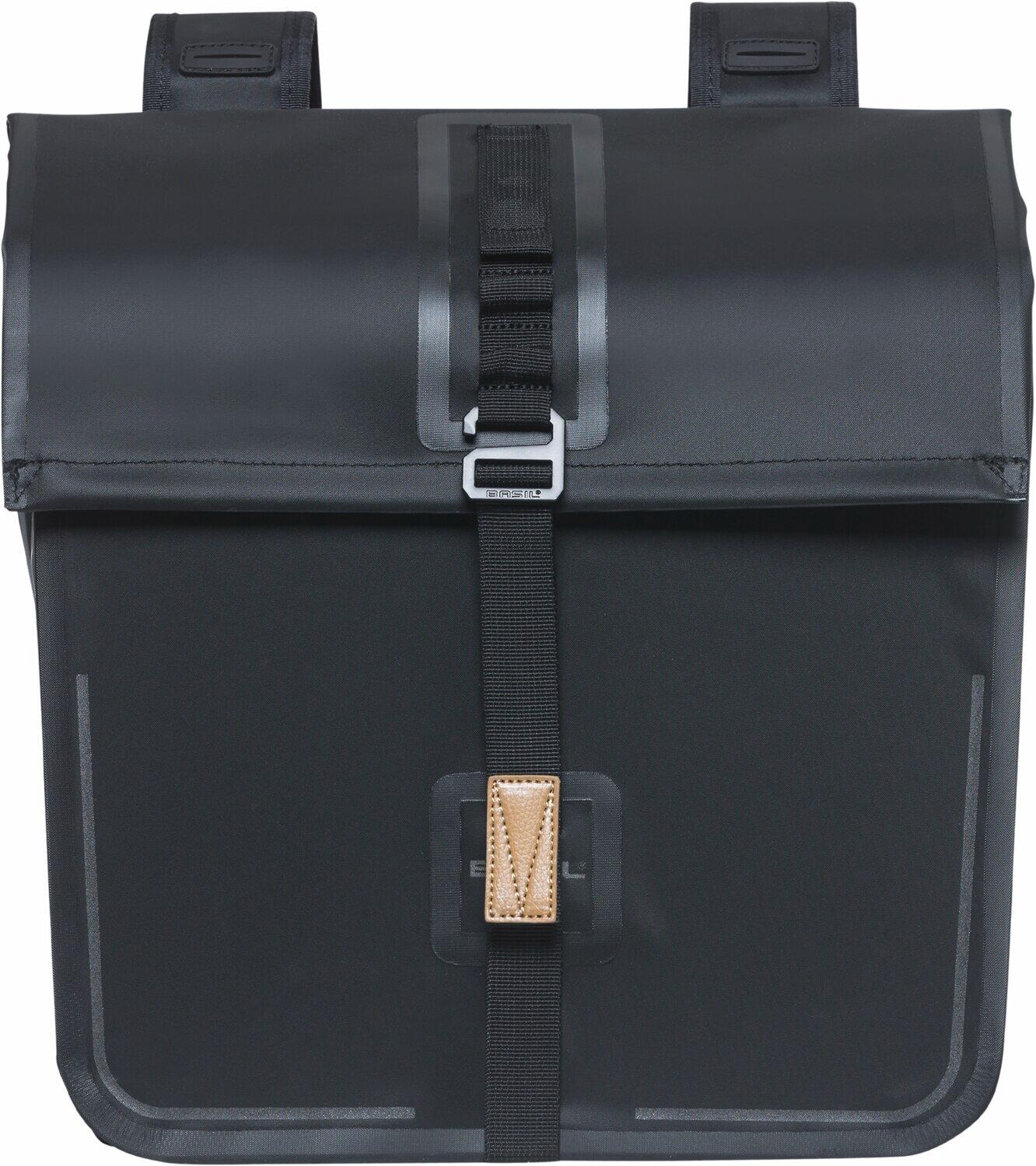 Gepäckträger Seitentasche doppelt Urban Dry schwarz 2/7