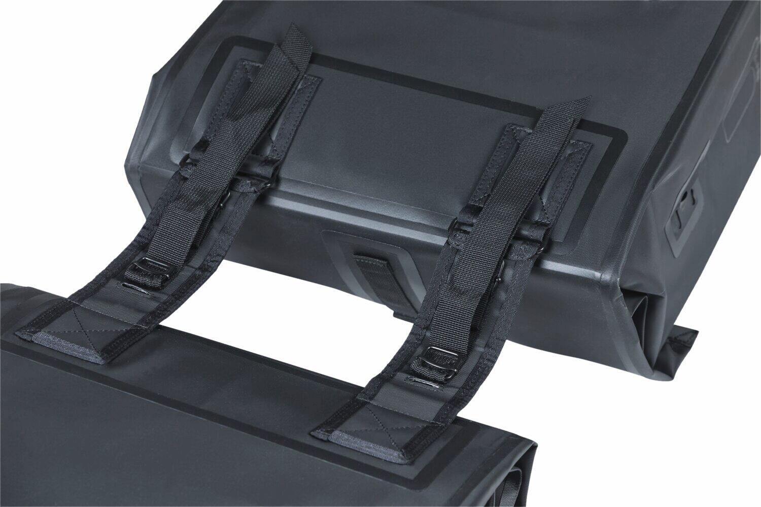 Gepäckträger Seitentasche doppelt Urban Dry schwarz 4/7