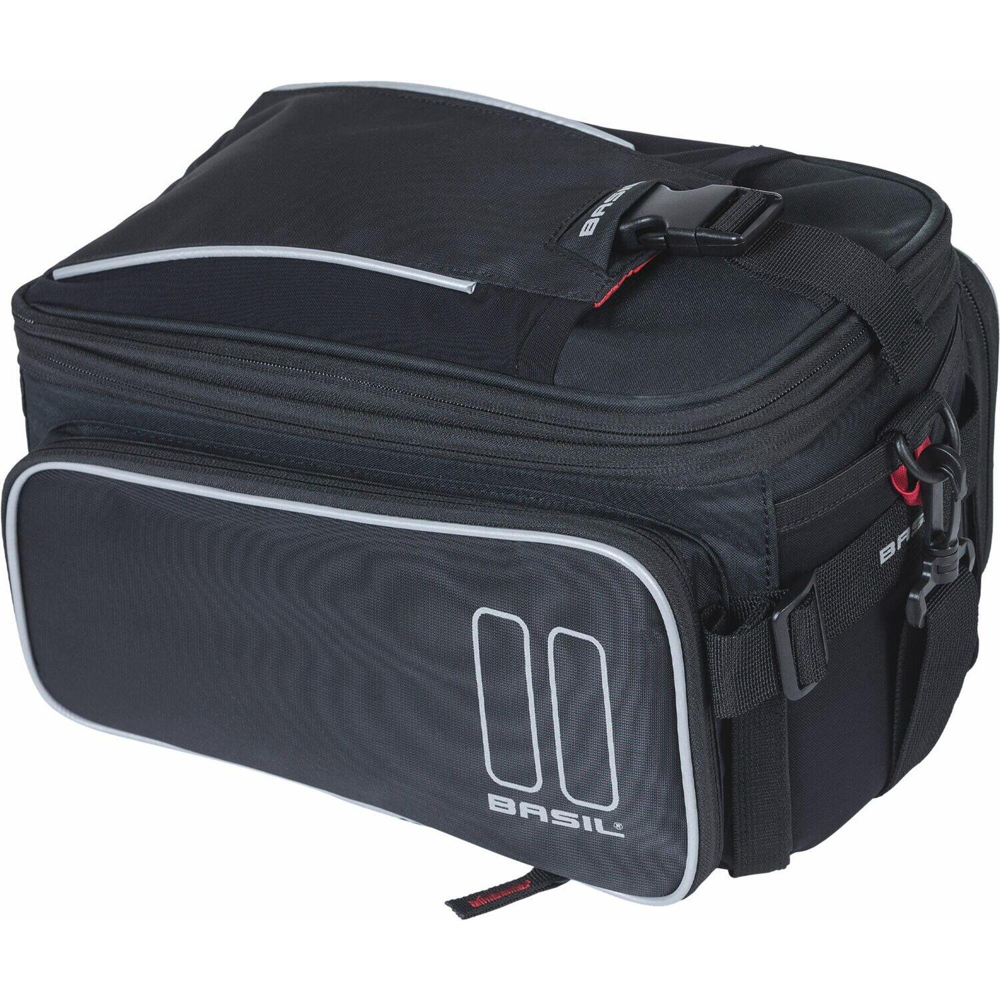 Basil - Sacoche De Porte-bagages "sport Design - Sacoche Vélo - Noir - 7 L - Decathlon