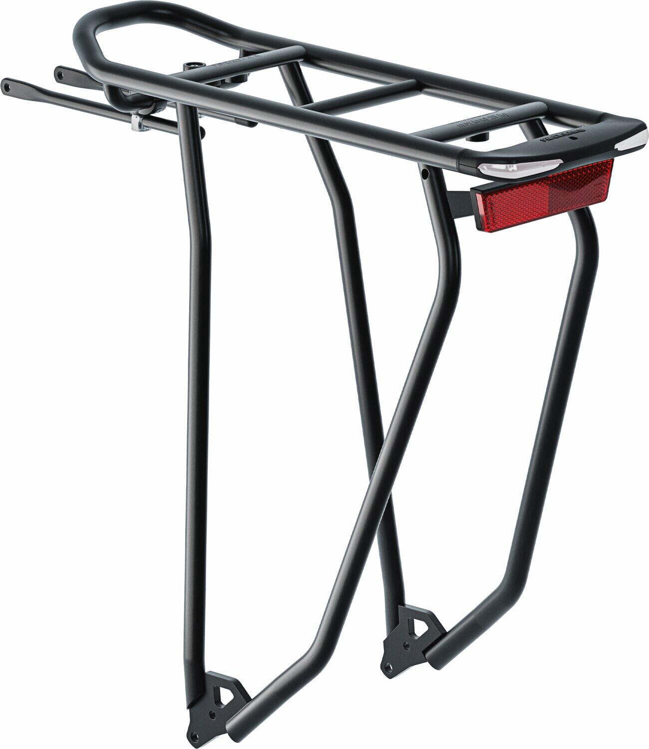RACKTIME Gleamit 2.0 systeem bagagedrager, 26/28", met parkeerlicht