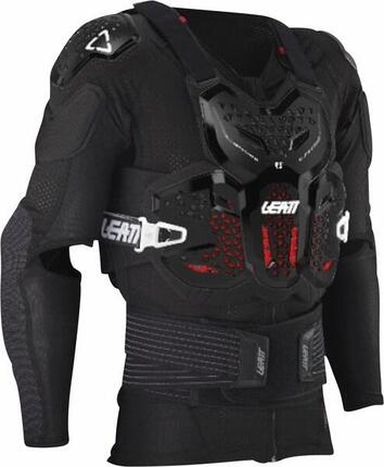 Body Protector 4.5 V25 Evo Leatt noir, protection dorsale VTT