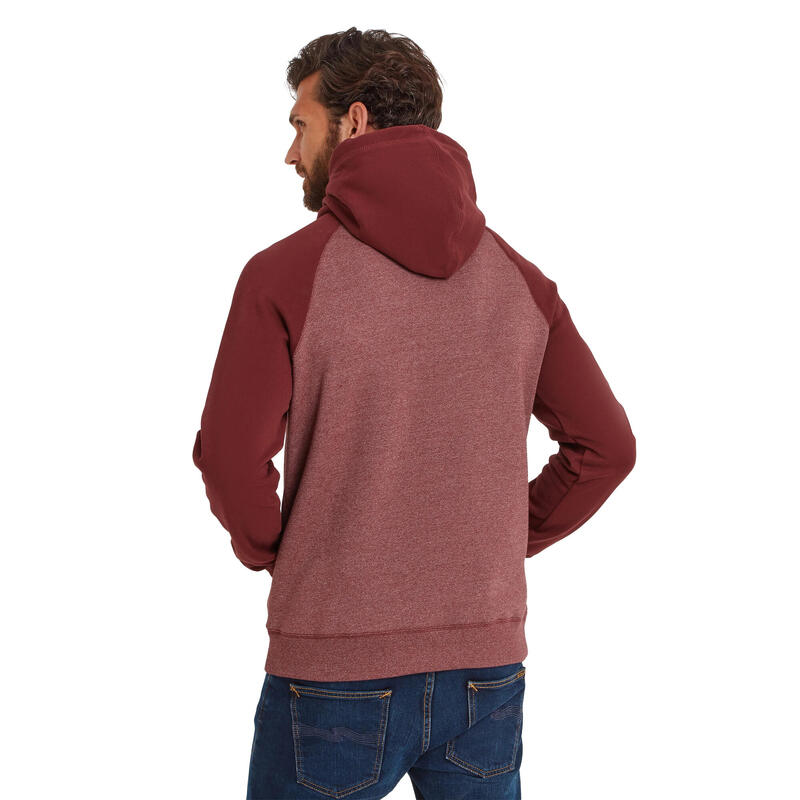 "Mundy" Kapuzenpullover für Herren Portwein