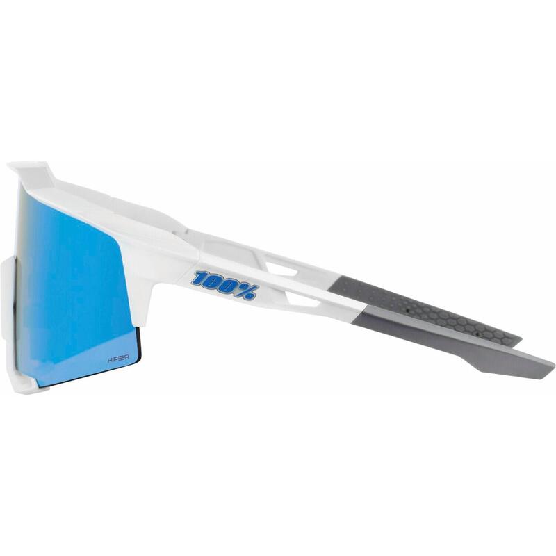 Brille Speedcraft Tall Matte White-HiPER Blue