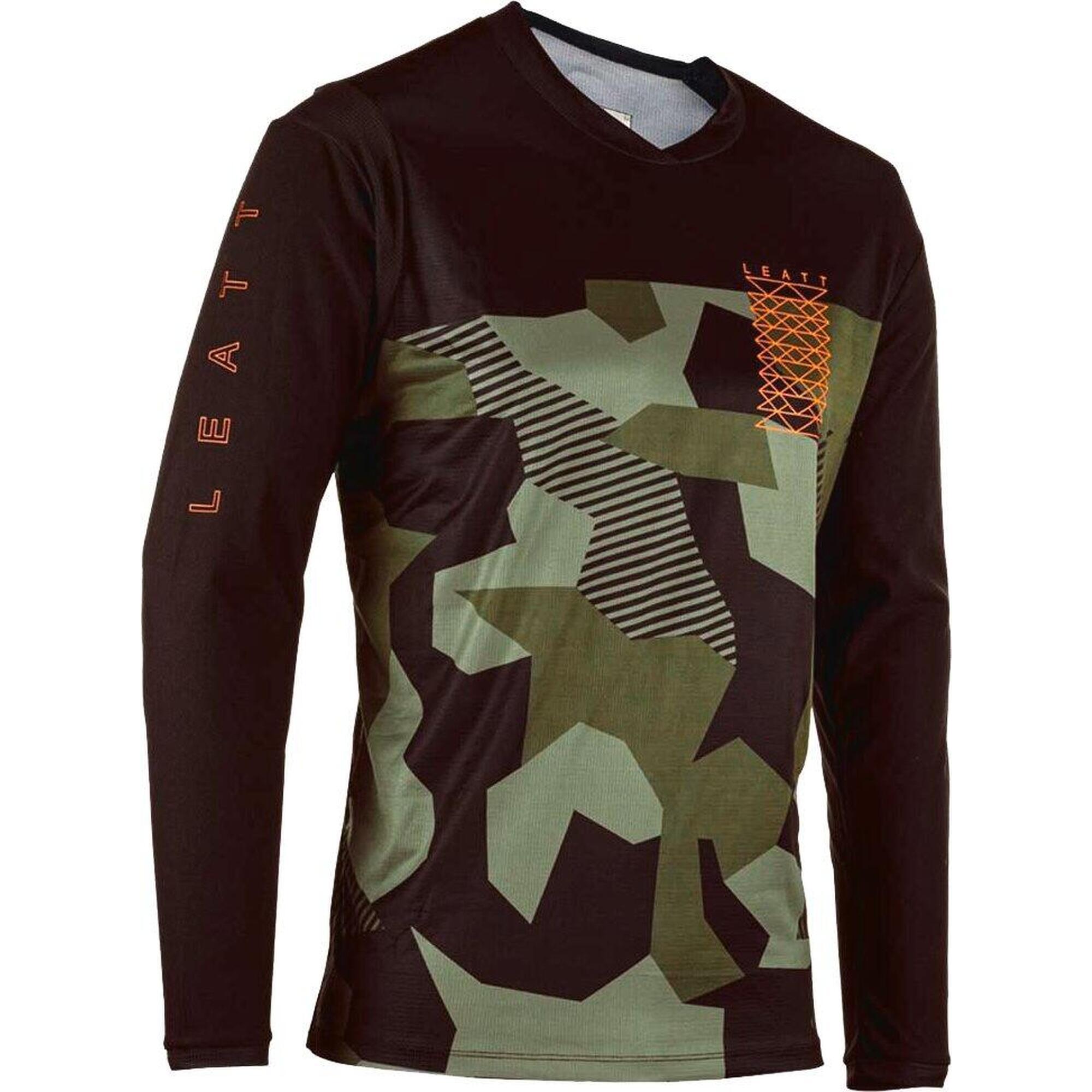 Maillot Manches Longues Enfant Leatt MTB Gravity 4.0 Camo