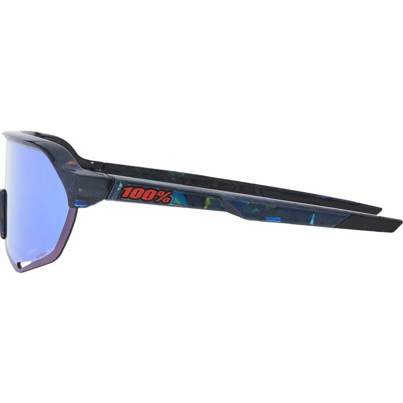 Lunettes S2-Black Holographic-Hiper Blue Multilayer Mirror Lentille