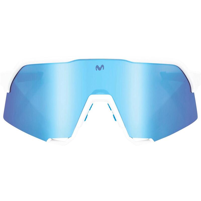 Brille S3 Movistar Team White-HiPER Blue ML