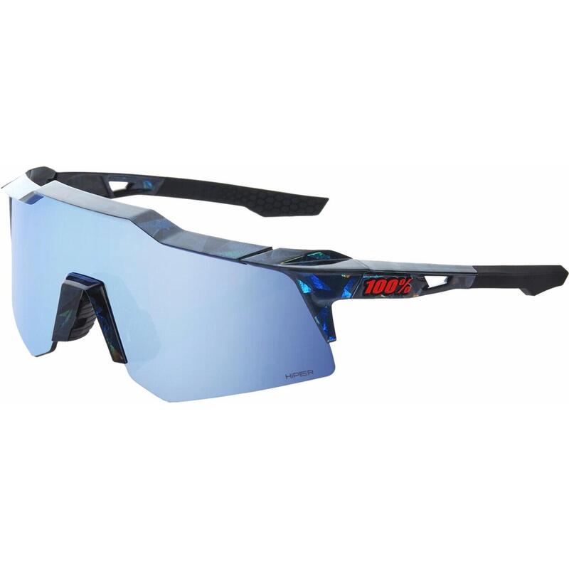 Lunettes Speedcraft XS-Black Holographic-Hiper Blue Multilayer Mi