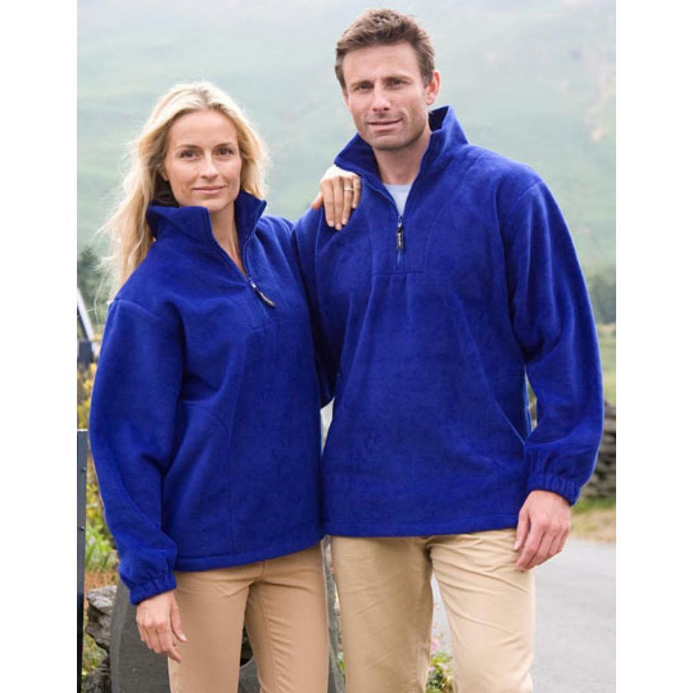 Casaco Masculina Fleece Sem Forro (Azul Royal) 3/4