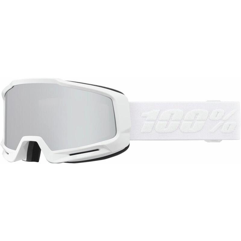 Okan Hiper Goggle White/Silver - Mirror Silver Lens