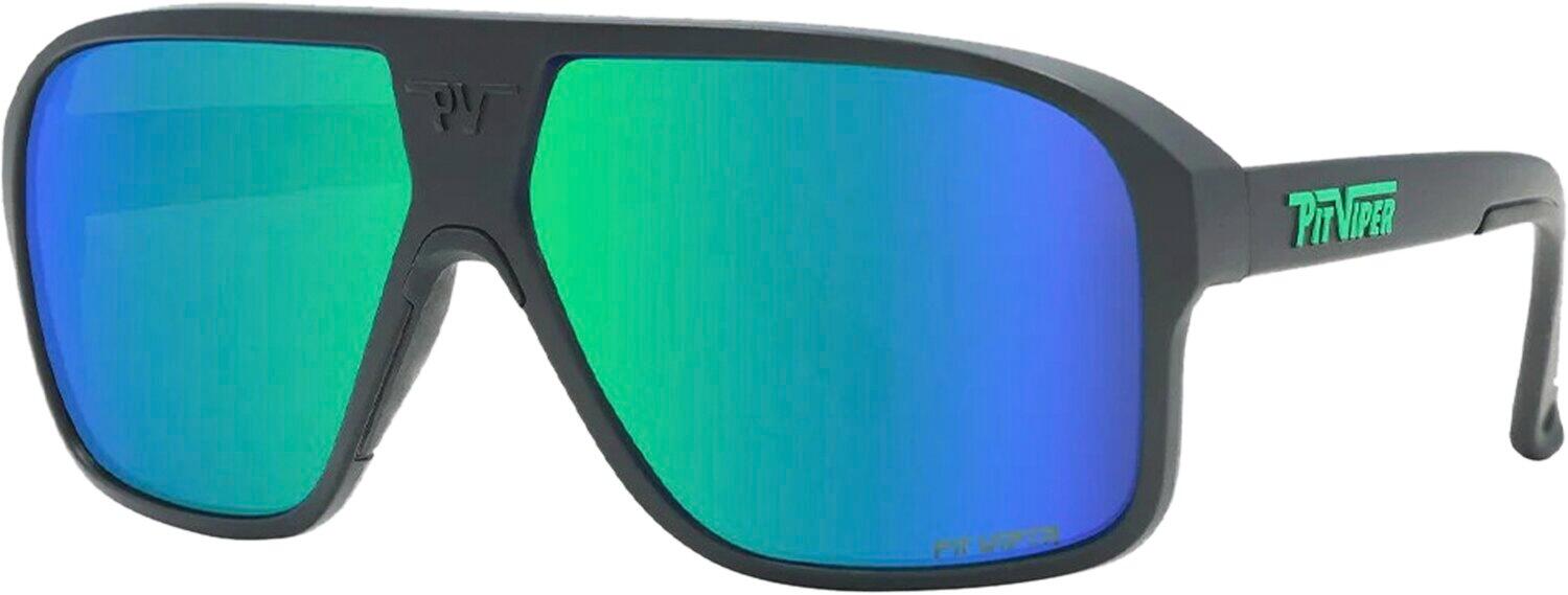 Pit Viper The Exec Polarisierte Piloten-Sonnenbrille, Schwarz 3/5