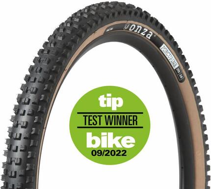 Porcupine 27.5x2.60 Inch vouwband - Zwart/Skinwall