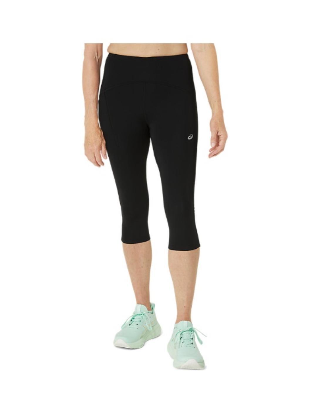 ASICS Leggings para Mujer Asics Road high waist capri Negro