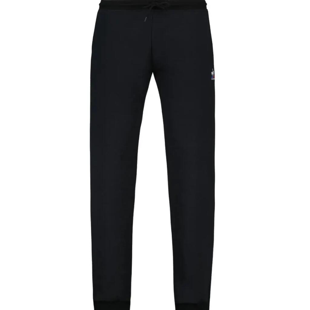Men's Le Coq Sportif Regular Fit Black Joggers