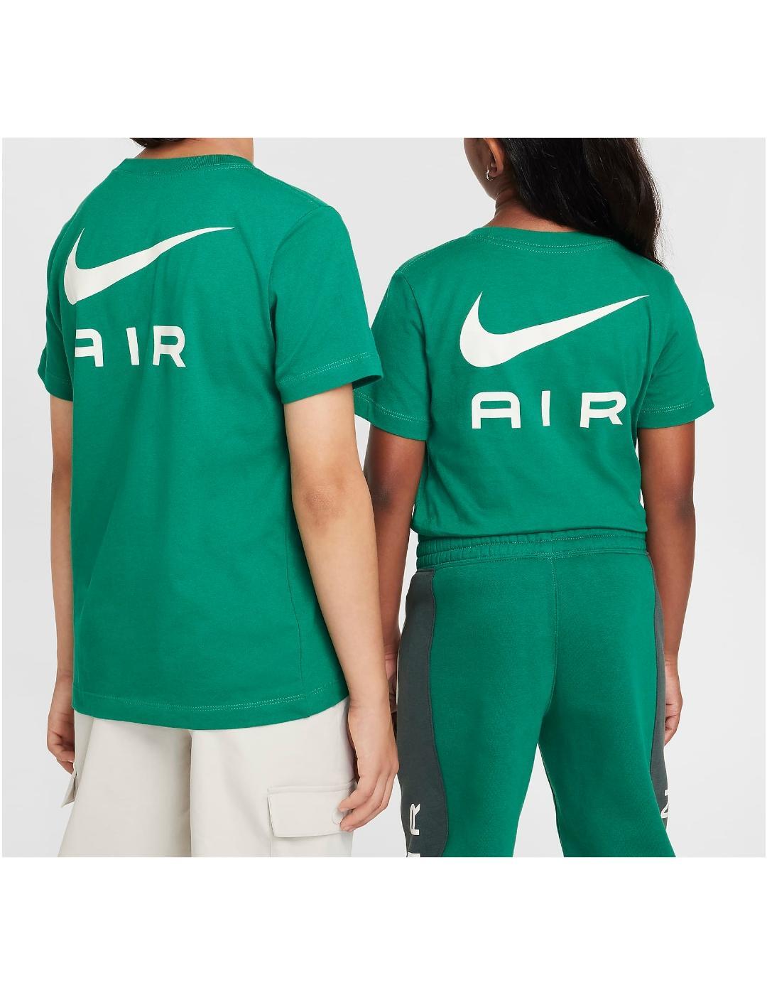 Camiseta para Niño Nike  air v Verde 4/5