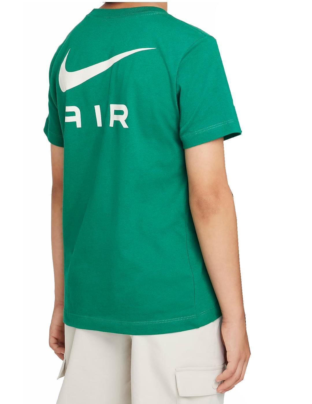 Camiseta para Niño Nike  air v Verde 2/5