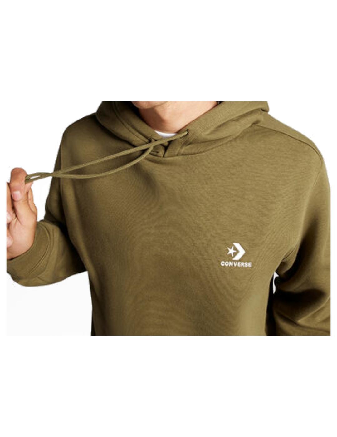 Sweatshirts en polaire pour homme Converse Go-to chevron Vert 4/5