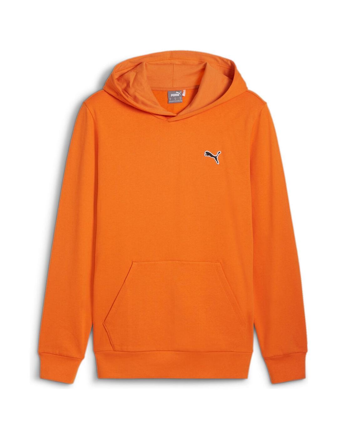 Puma Better Essentials Men's Orange Polar Fleece Sweatshirt