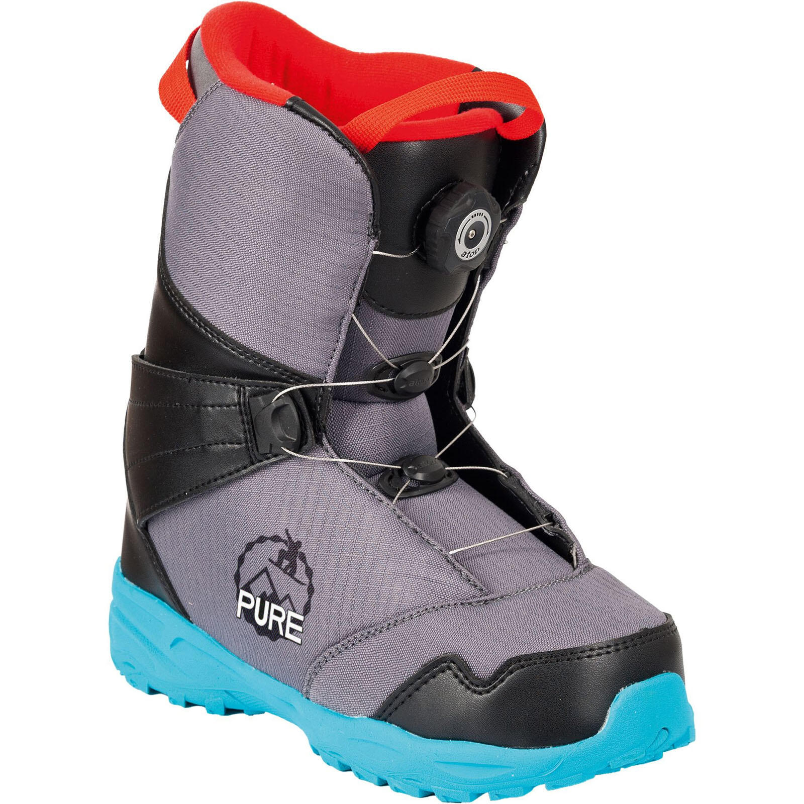 TRANS Trans Junior Snowboard Softboots Kids ATOP  Gr. 38 (MP 24,5)  Schwarz