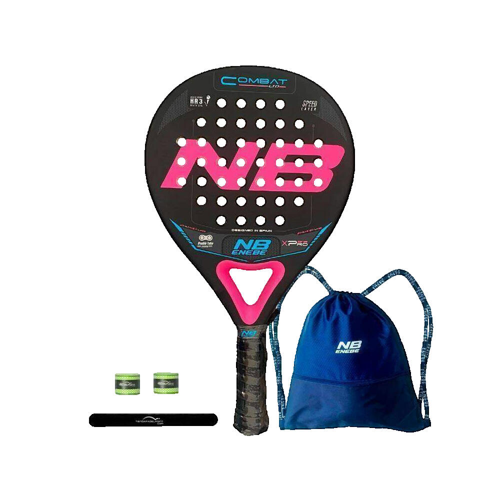 Raquetes de padel homem enebe combat preto