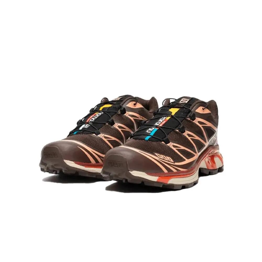 chaussures Salomon XT-6 Delicioso Chocolate Fondant Peach 2/3