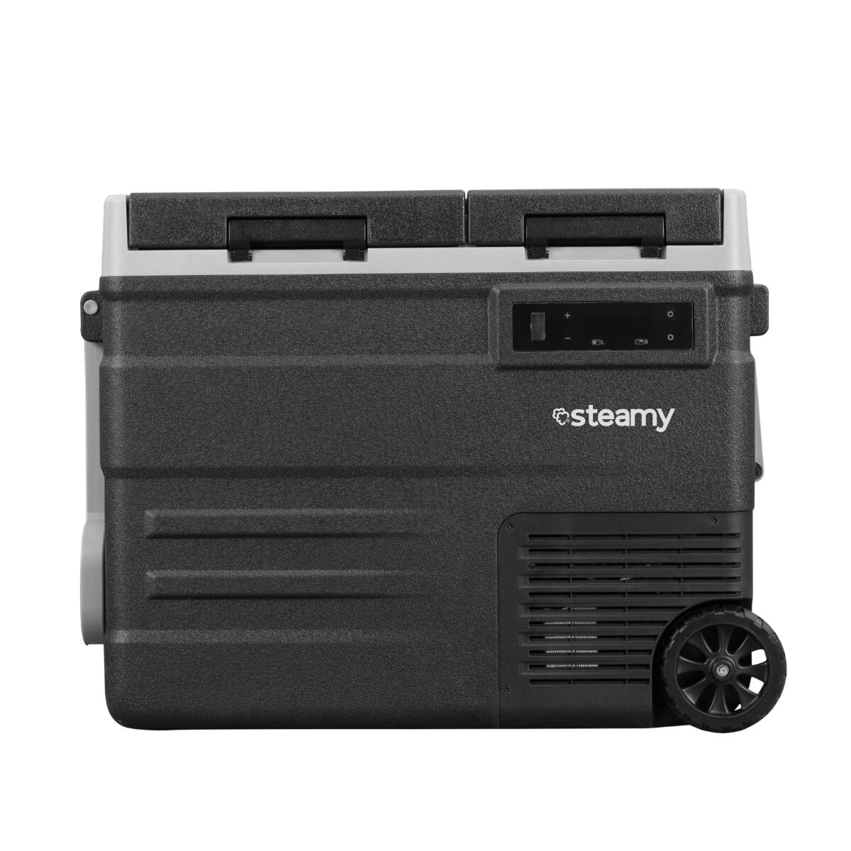 Steamy-E Dual Zone 55 Roller, Électrique Glacière à compresseur sur roues, 49L 2/5