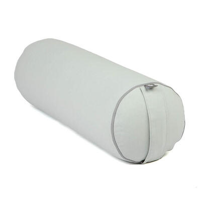 Yoga-Bolster (rund) BASIC olive. Dinkelhülsen
