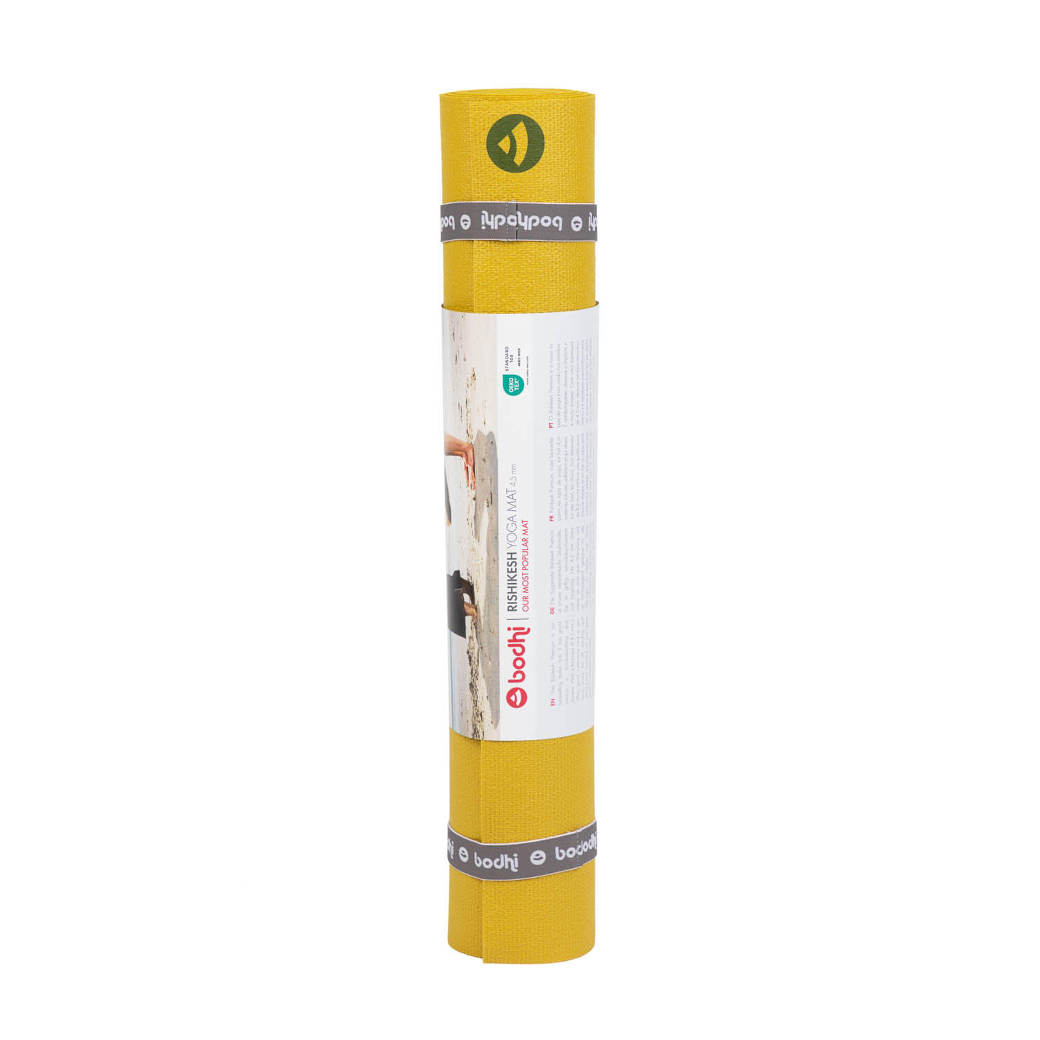Tapis de yoga RISHIKESH Premium 80 XL, jaune moutarde 6/6