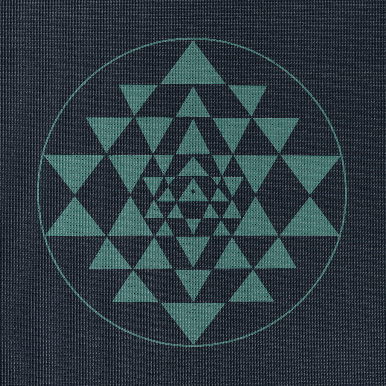 Design Yogamatte YANTRA/ALIGNMENT, The Leela Collection, midnight blue 6/7