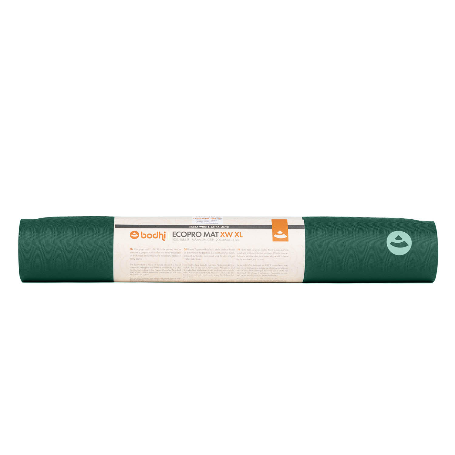 Tappetino yoga in gomma Bodhi EcoPro XXL 4 mm - 200 x 66 cm - antiscivolo 5/7