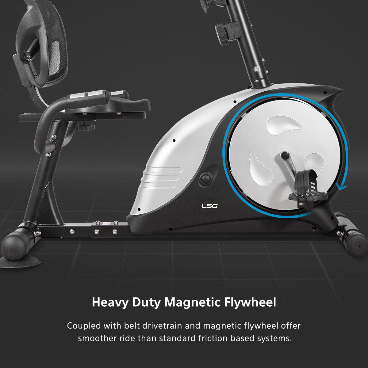 Indoor Cycling Lsg Recumbent Exercise Bike LSG Fitness RB-2