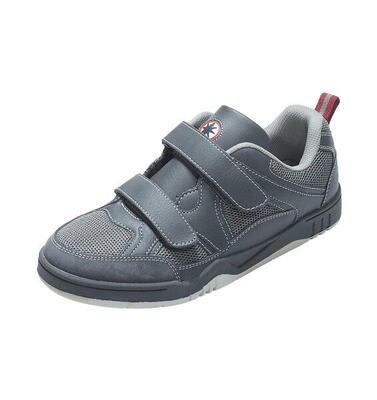 Compass Herren-Bootsschuh mit Klettverschluss in grau