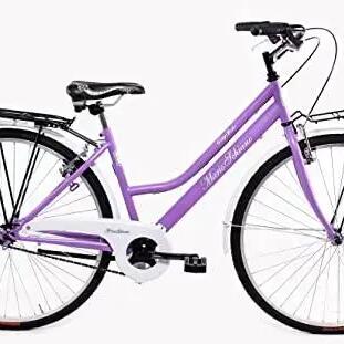 MARIO SCHIANO 28" ladies' city bike, single-speed bicycle, Rose